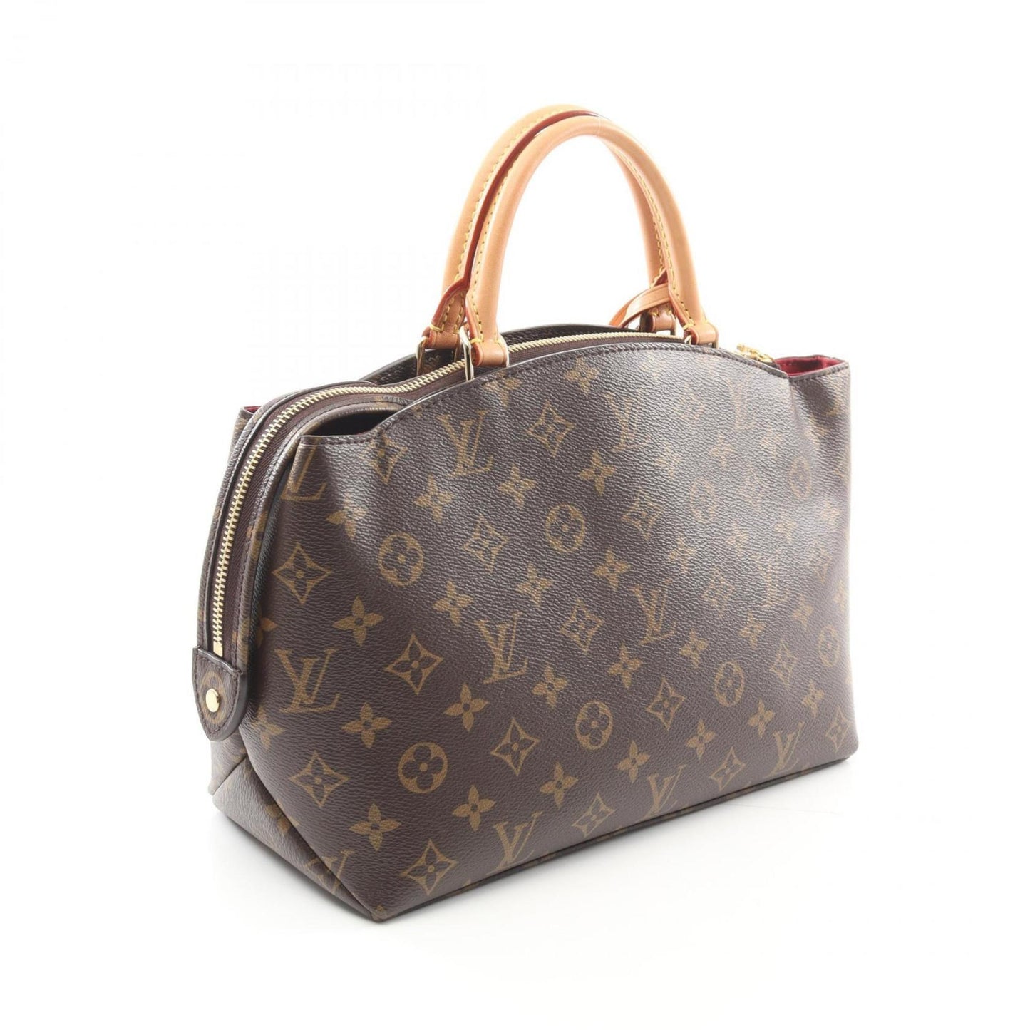 Louis Vuitton Coated Canvas Brown Handbags