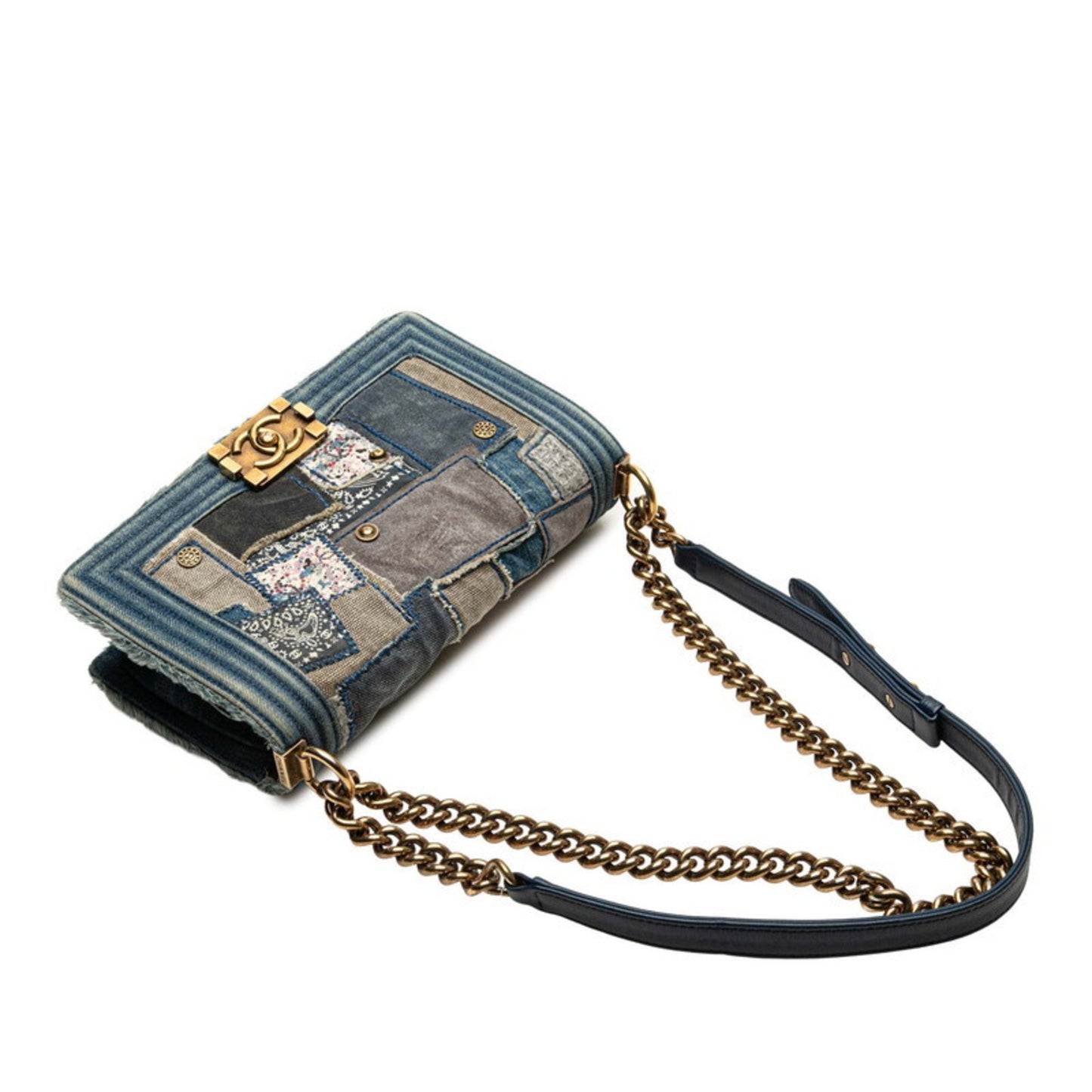 Chanel Denim Blue Handbags