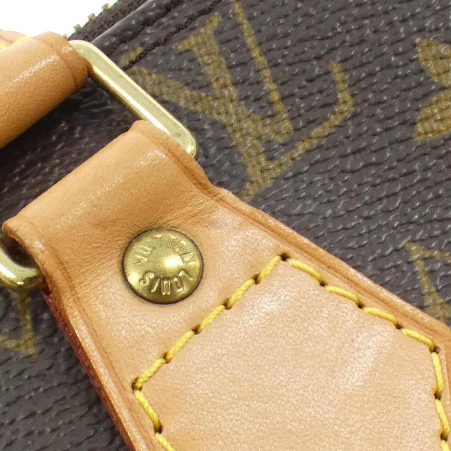 Louis Vuitton Coated Canvas Brown Handbags