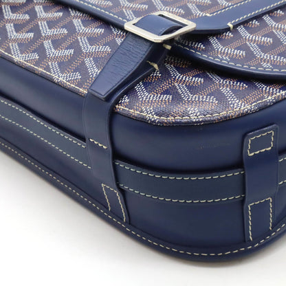 Goyard Coated Canvas Blue Shoulder Bags
