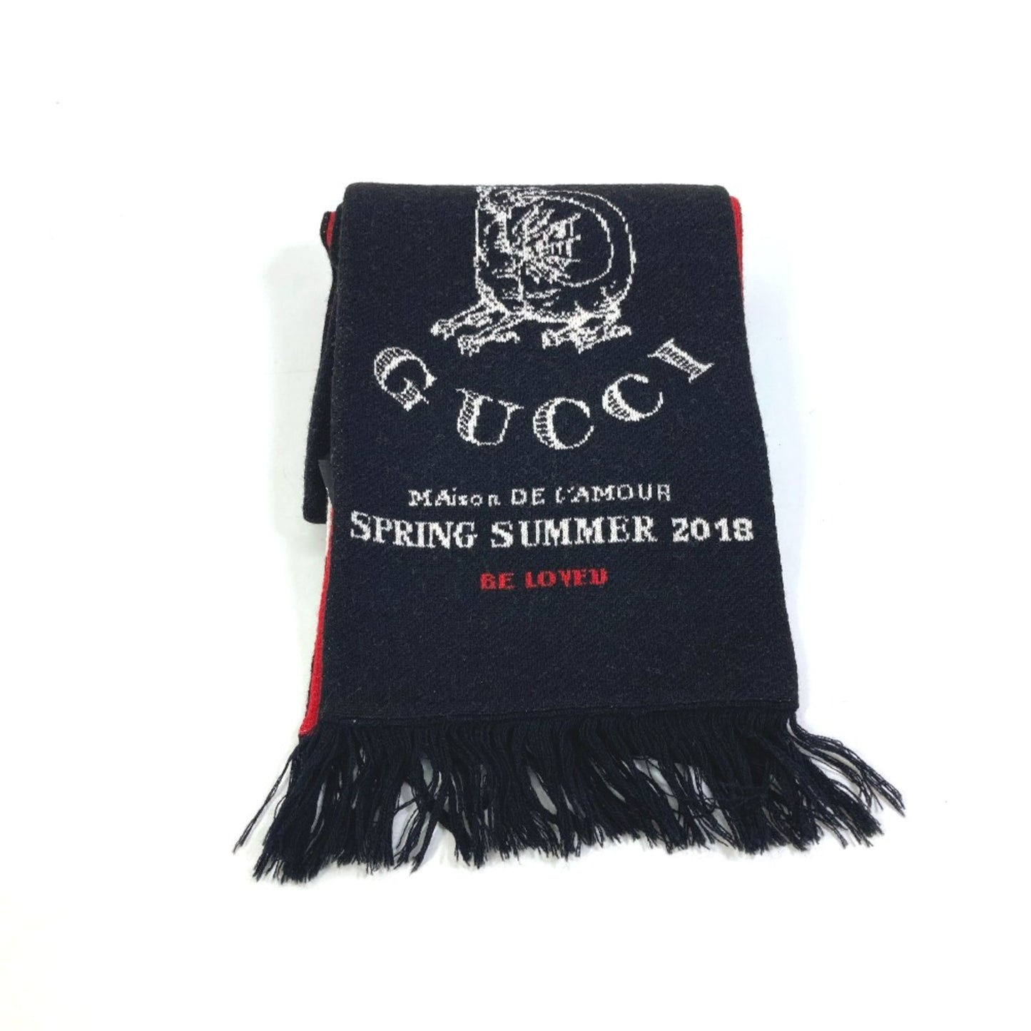 Gucci Wool Black Scarves