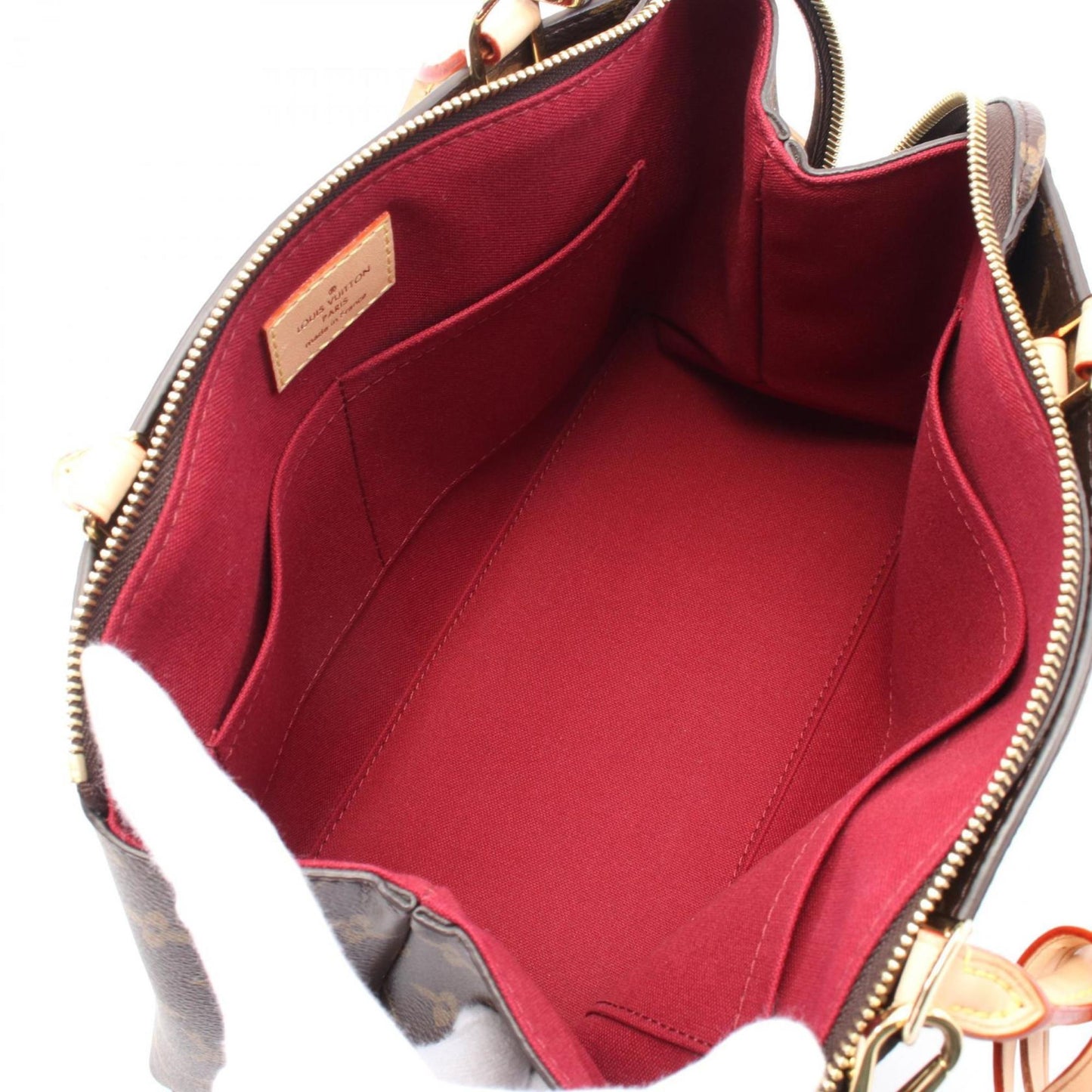 Louis Vuitton Coated Canvas Brown Handbags
