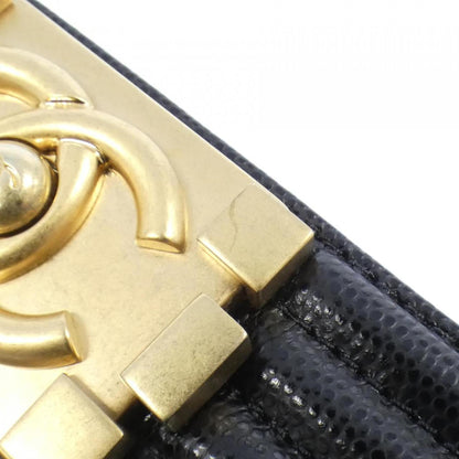 Chanel Calfskin Black Shoulder Bags
