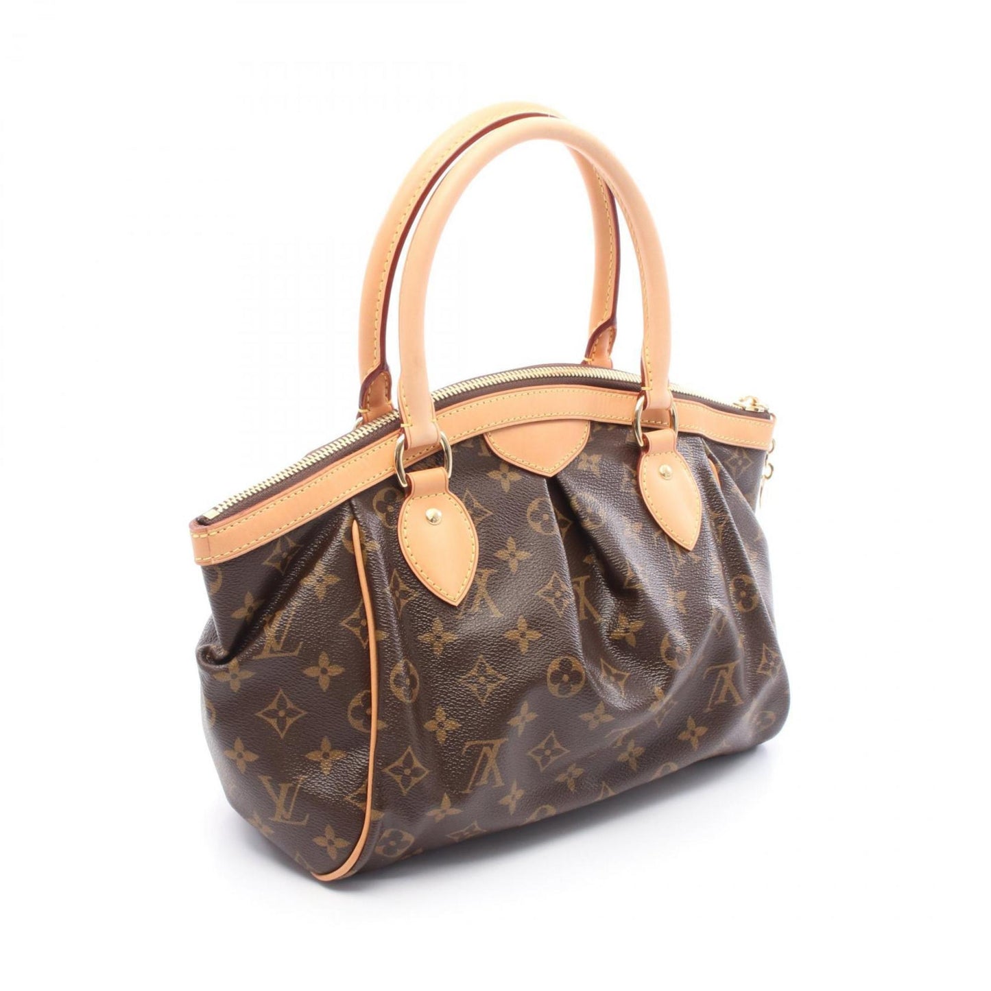 Louis Vuitton Coated Canvas Brown Handbags