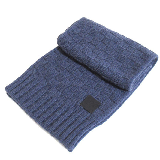 Louis Vuitton Cashmere Blue Scarves