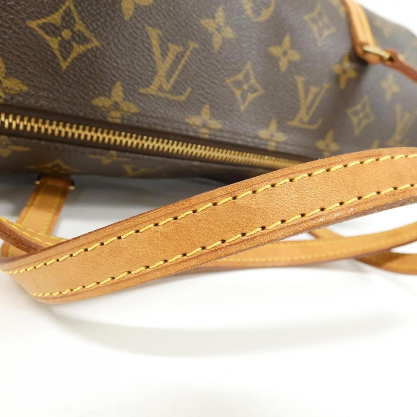 Louis Vuitton Coated Canvas Brown Handbags