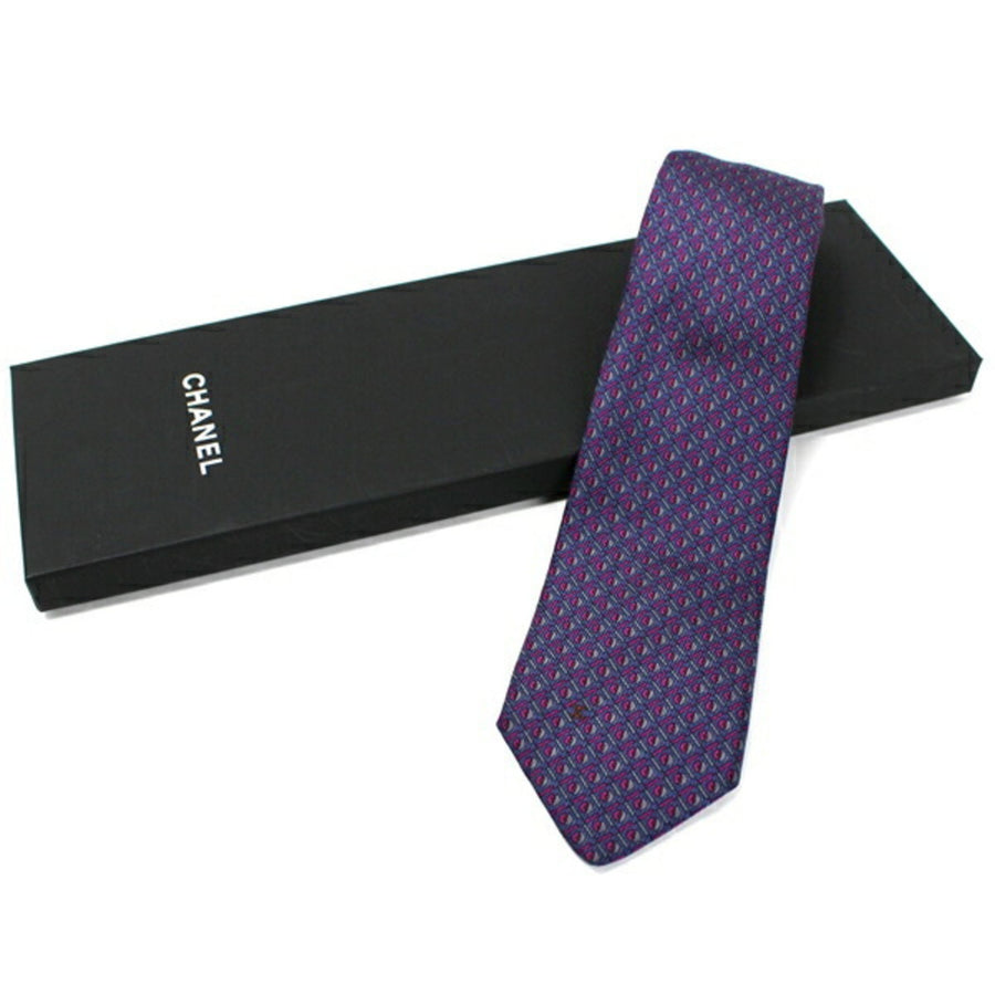 Chanel Silk Blue Ties