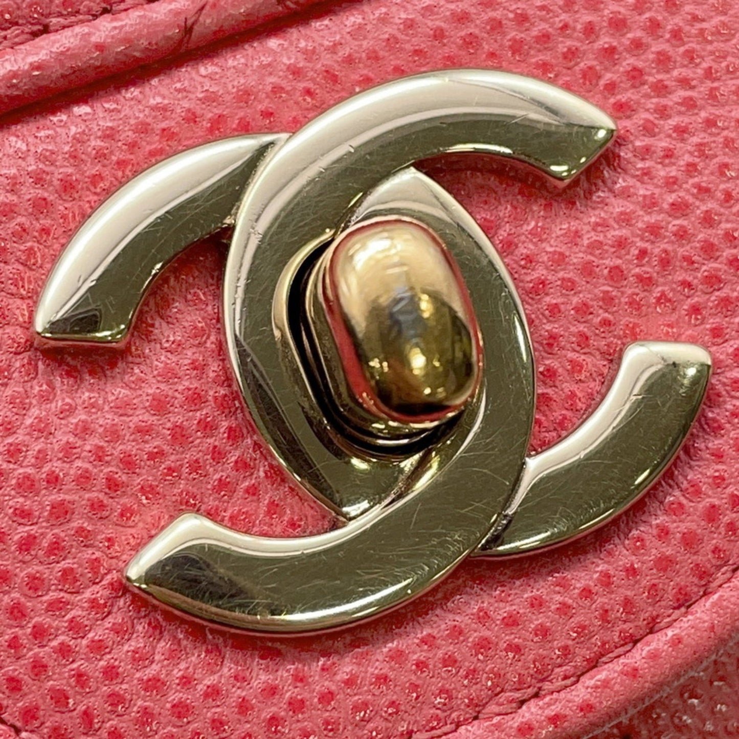 Chanel Calfskin Pink Shoulder Bags