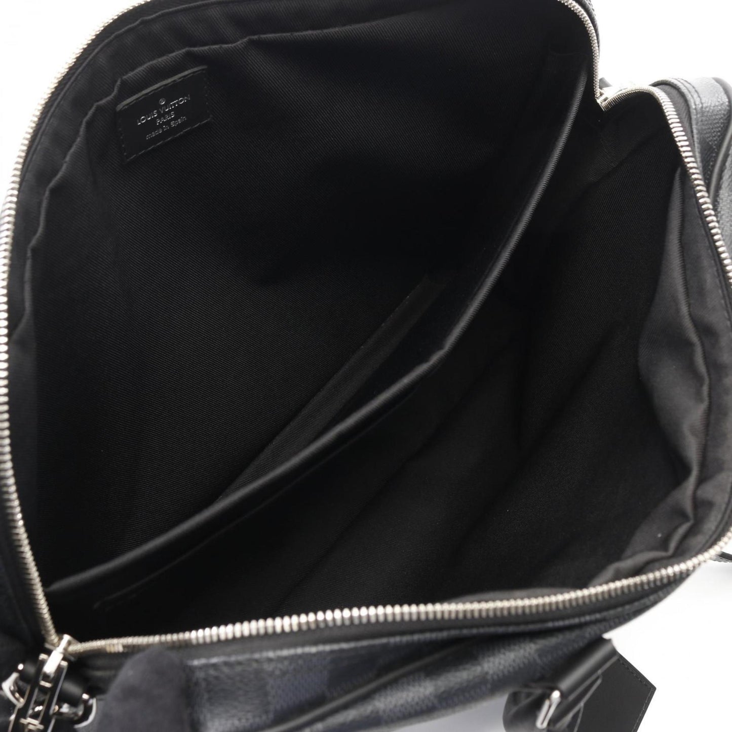 Louis Vuitton Coated Canvas Black Briefcases