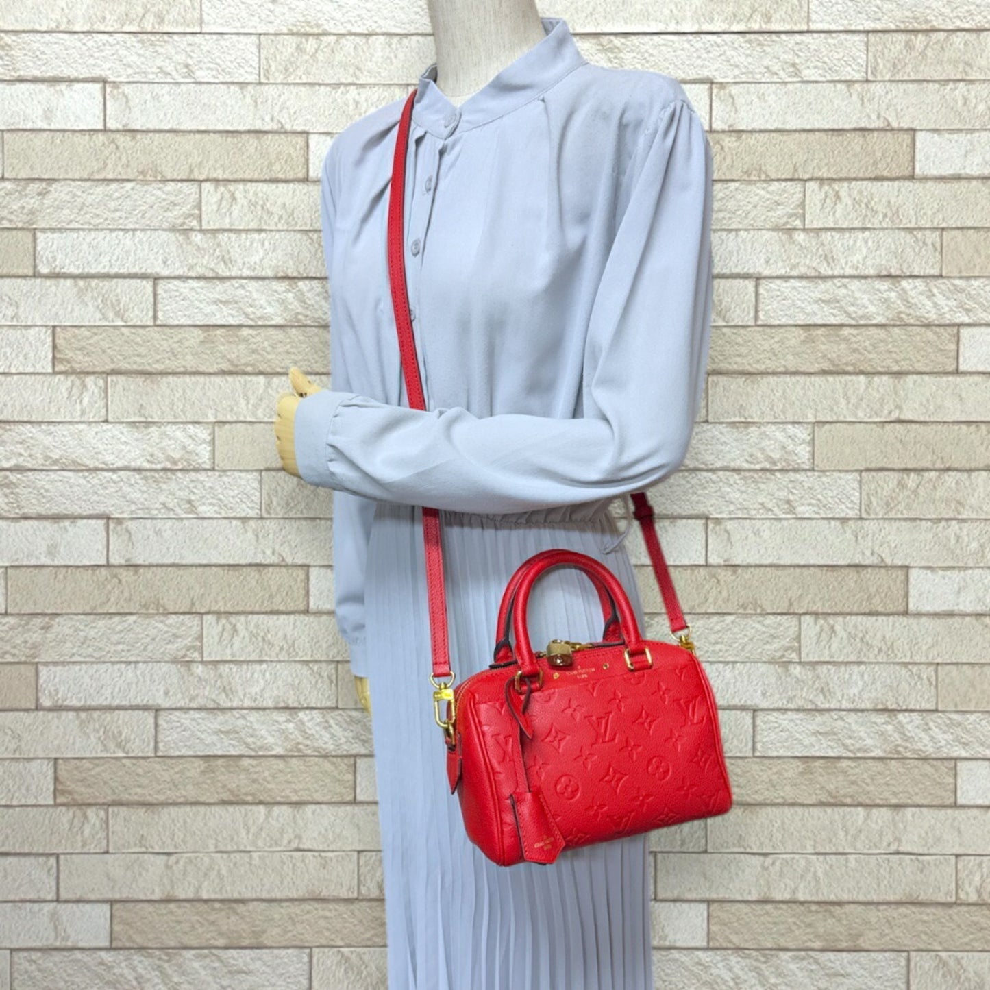 Louis Vuitton Empreinte Red Shoulder Bags