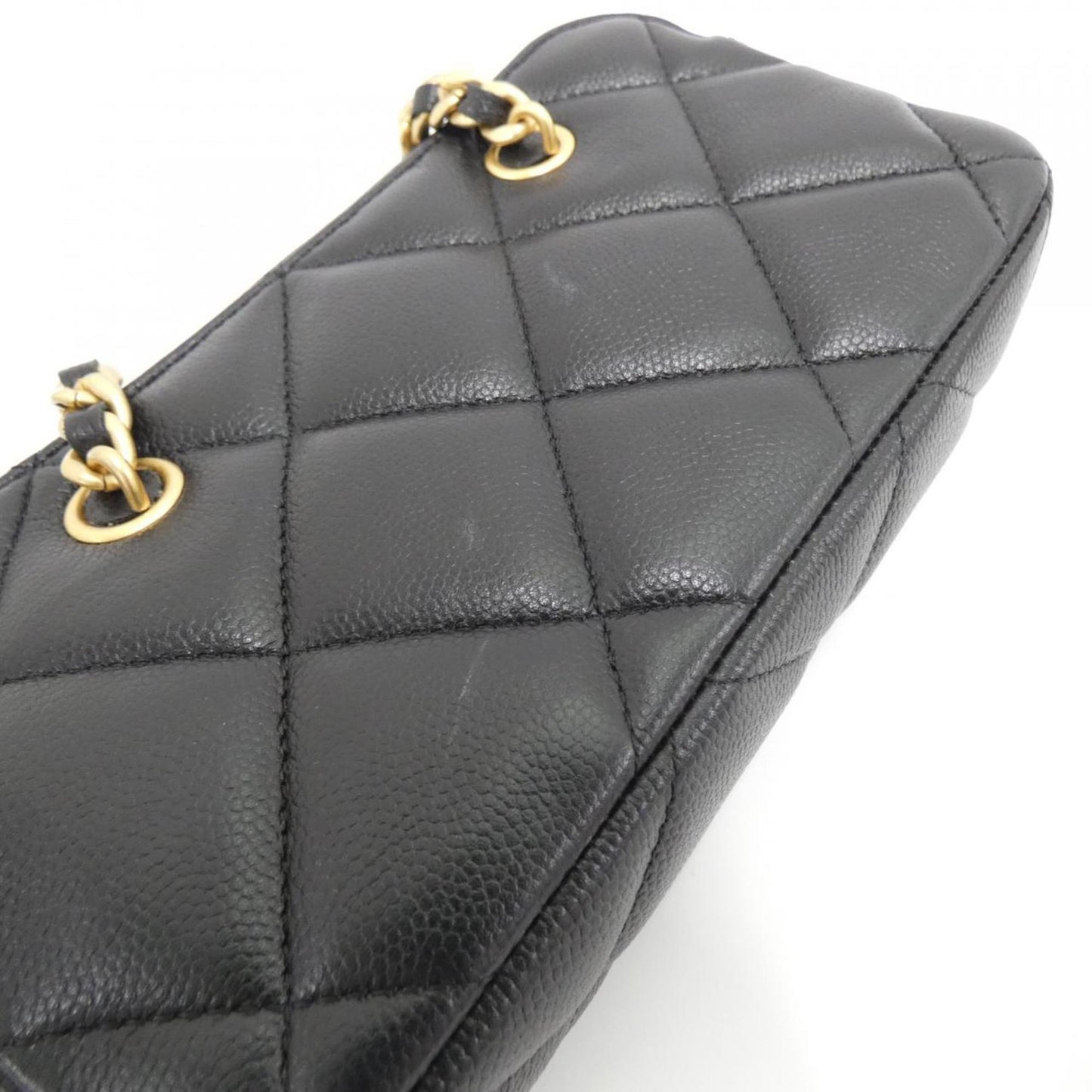 Chanel Calfskin Black Shoulder Bags