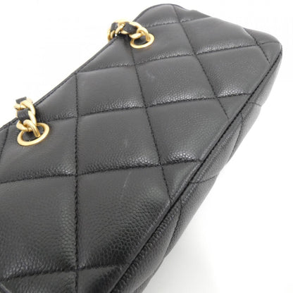 Chanel Calfskin Black Shoulder Bags