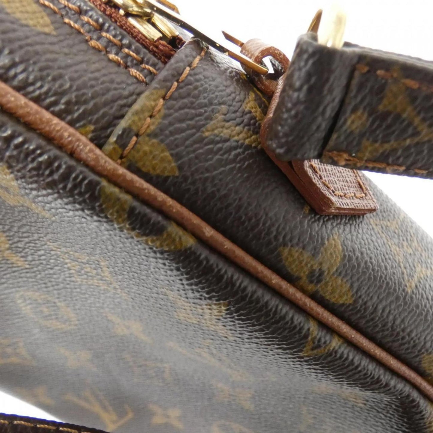 Louis Vuitton Coated Canvas Brown Shoulder Bags