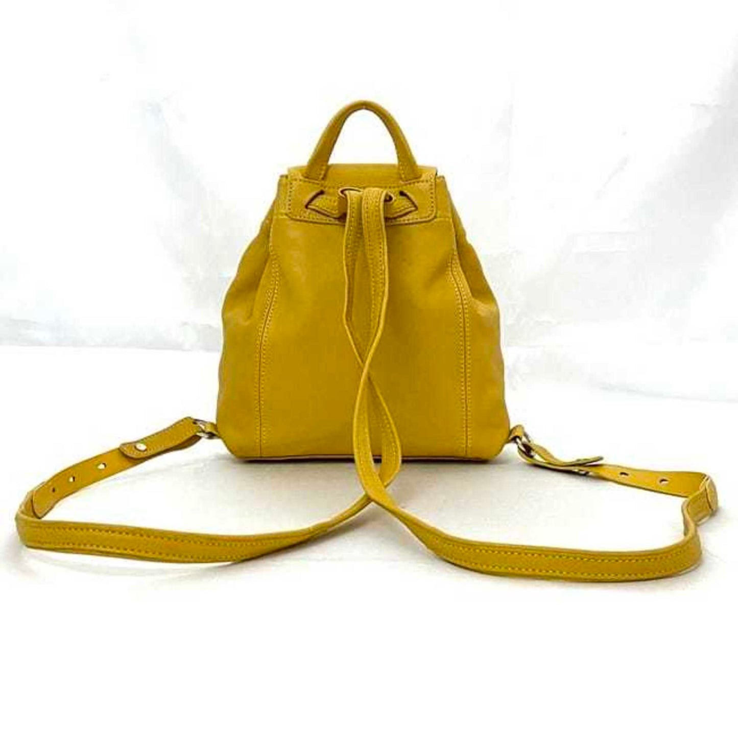 Longchamp Others Yellow Backpacks