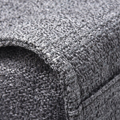 Chanel Woven Fabric Gray Tote Bags