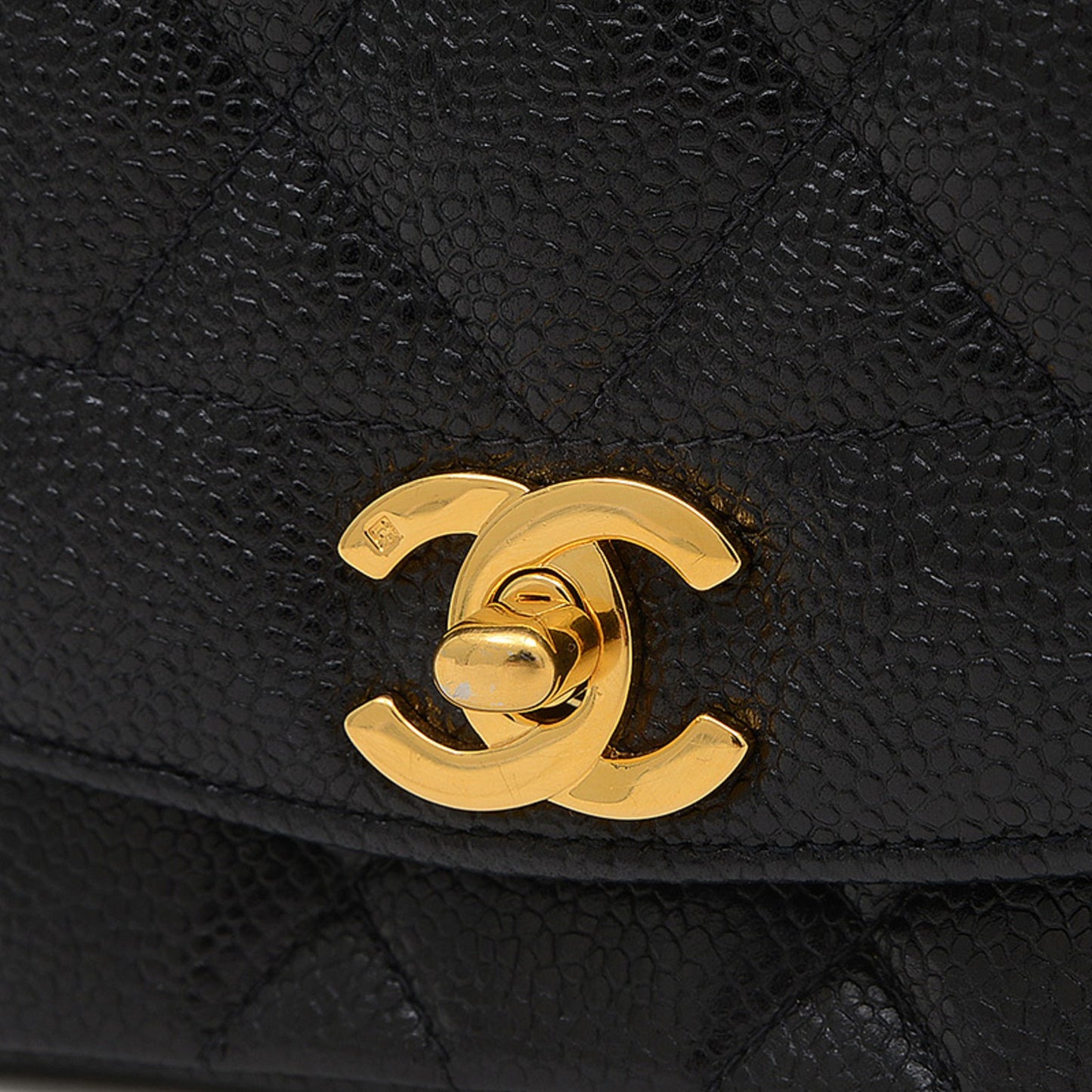 Chanel Calfskin Black Shoulder Bags
