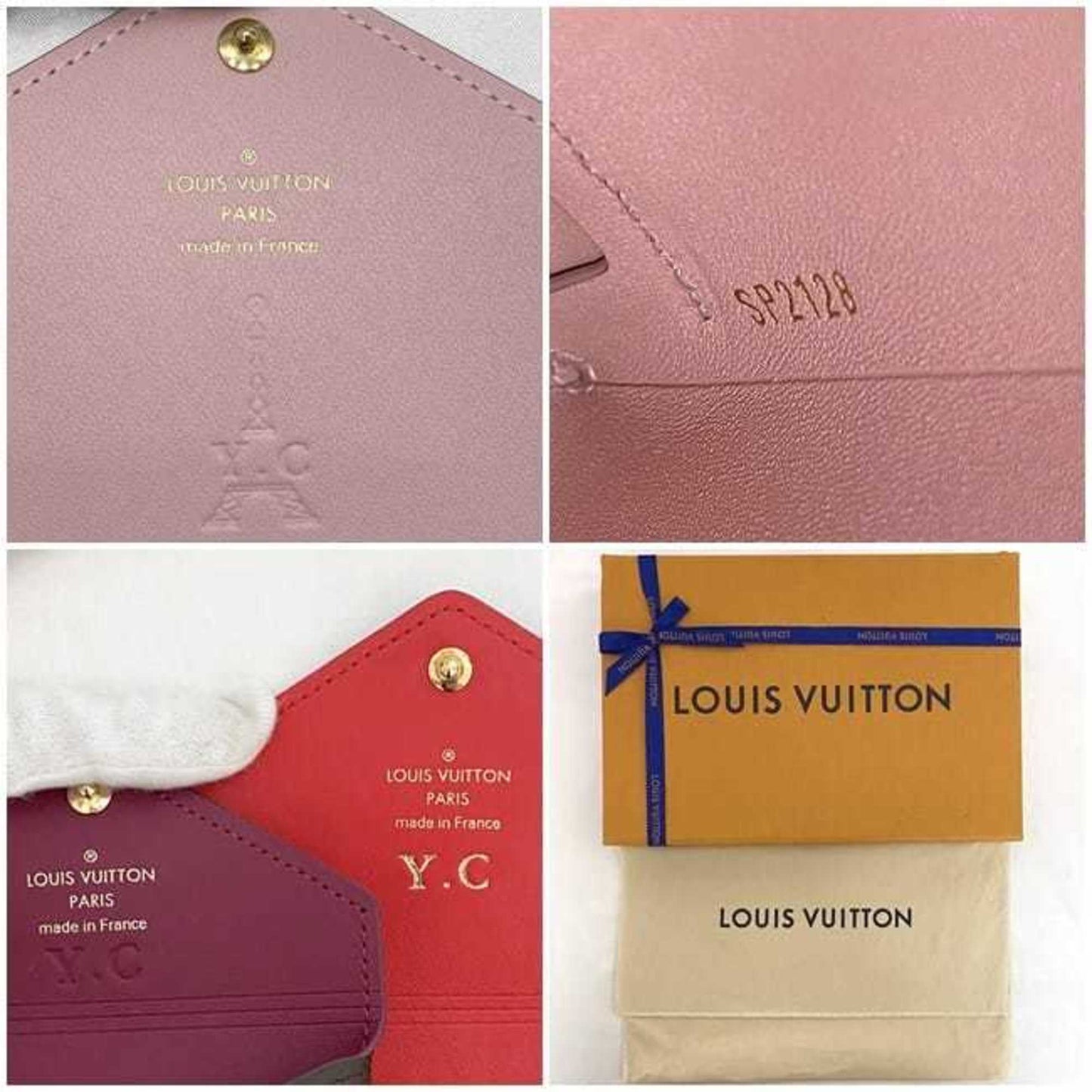 Louis Vuitton Monogram Canvas Red Clutch Bags