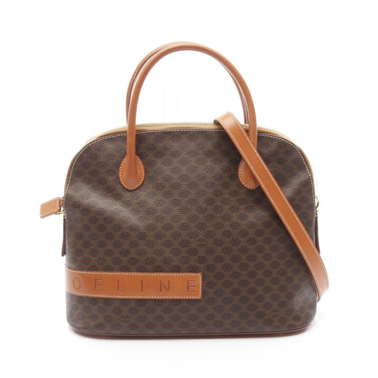 Celine Coated Canvas Brown Handbags