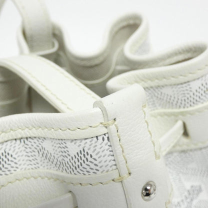 Goyard Coated Canvas White Shoulder Bags