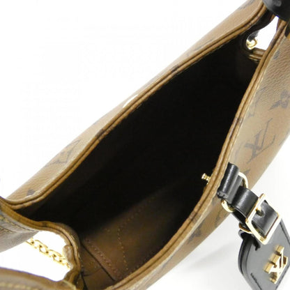 Louis Vuitton Coated Canvas Brown Shoulder Bags