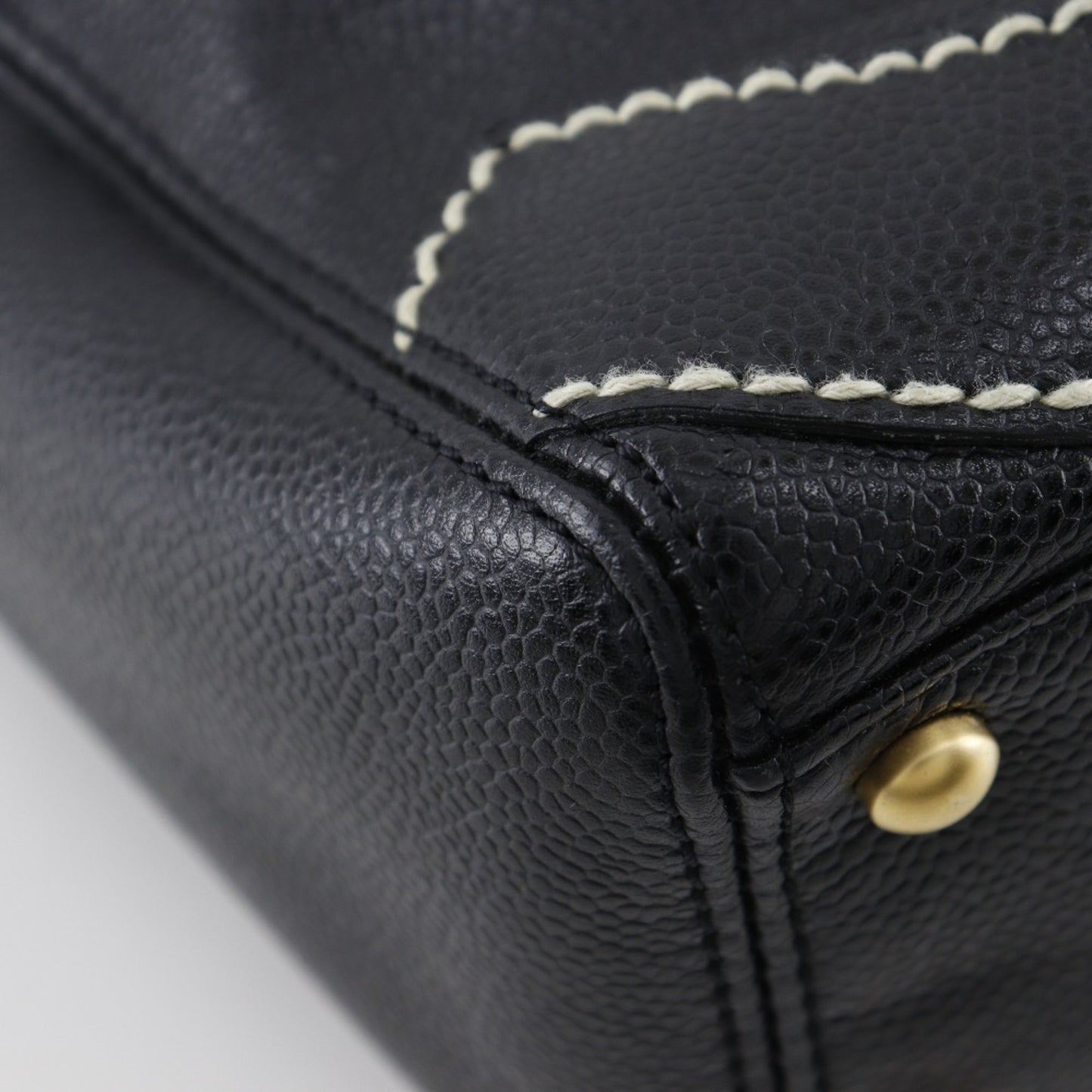 Chanel Calfskin Black Shoulder Bags
