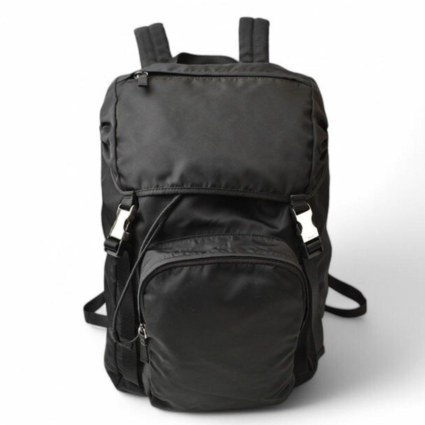 Prada Nylon Black Backpacks