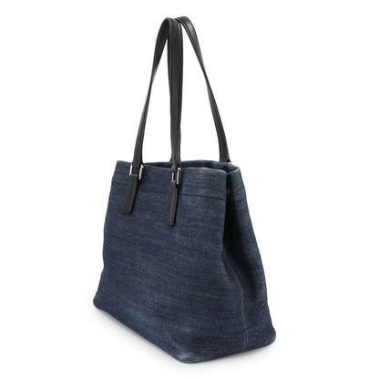 Prada Denim Black Tote Bags