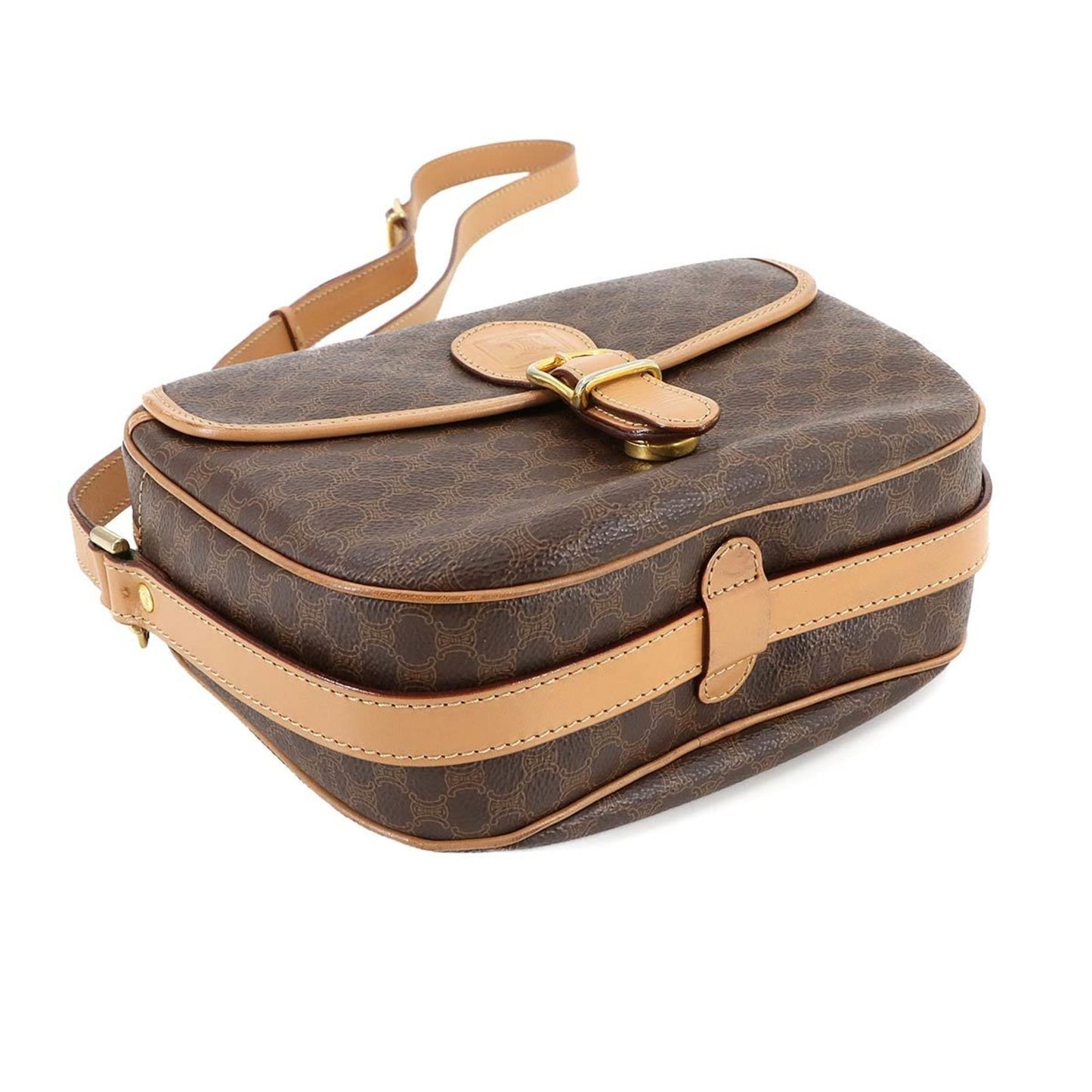Celine Pvc Brown Shoulder Bags