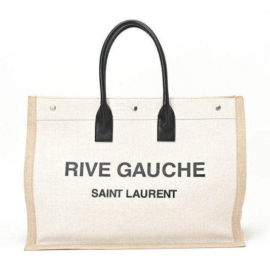 Saint Laurent Canvas White Tote Bags
