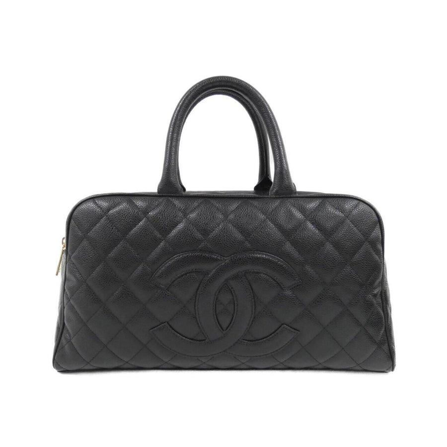 Chanel Calfskin Black Travel Bags