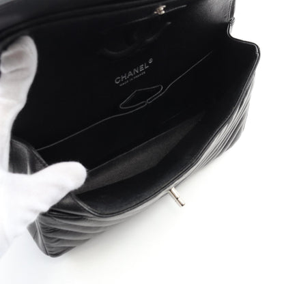 Chanel Calfskin Black Shoulder Bags