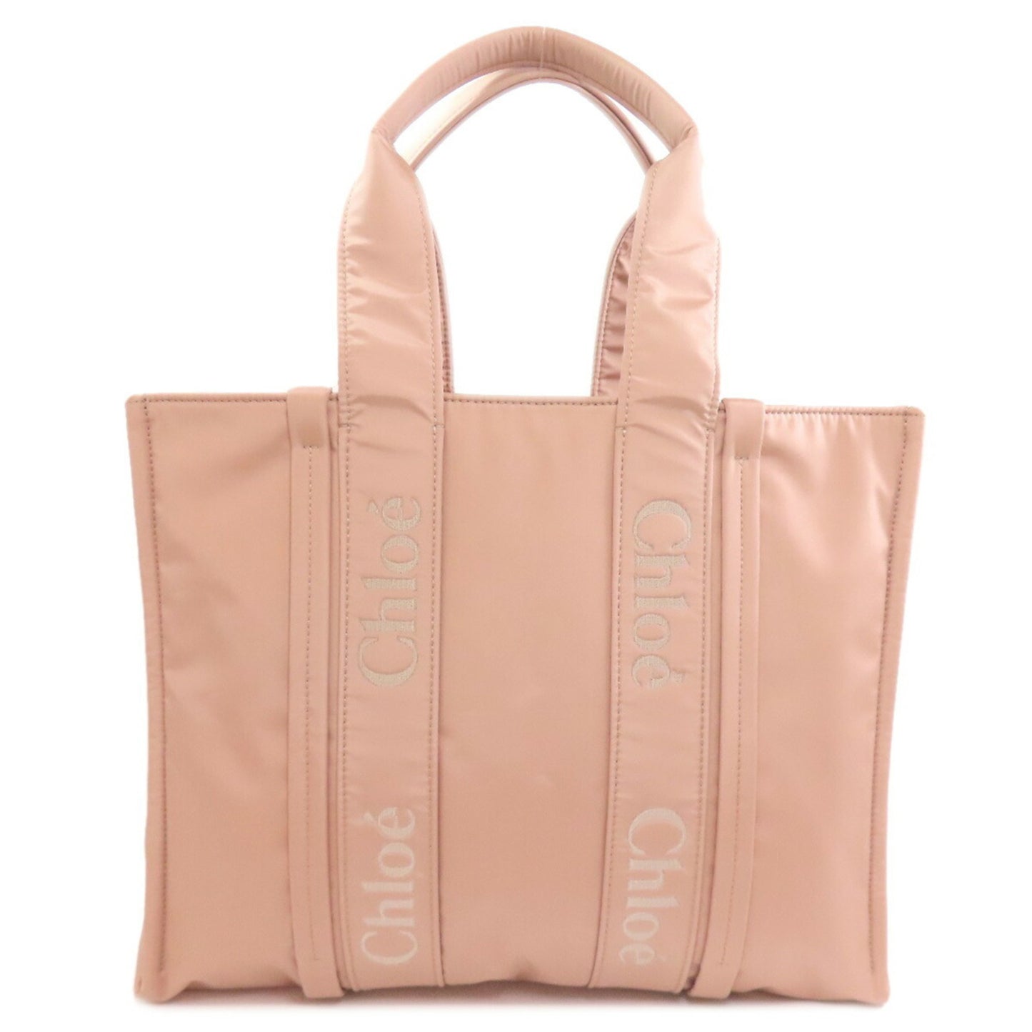 Chloé Nylon Pink Tote Bags