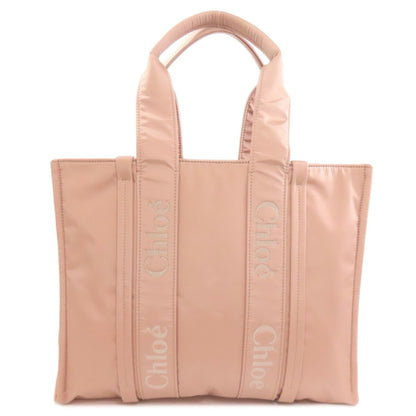 Chloé Nylon Pink Tote Bags