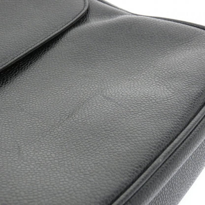 Chanel Calfskin Black Shoulder Bags