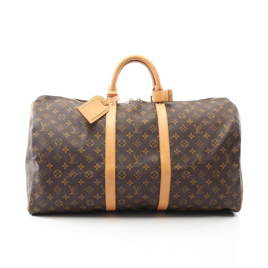 Louis Vuitton Coated Canvas Brown Travel Bags
