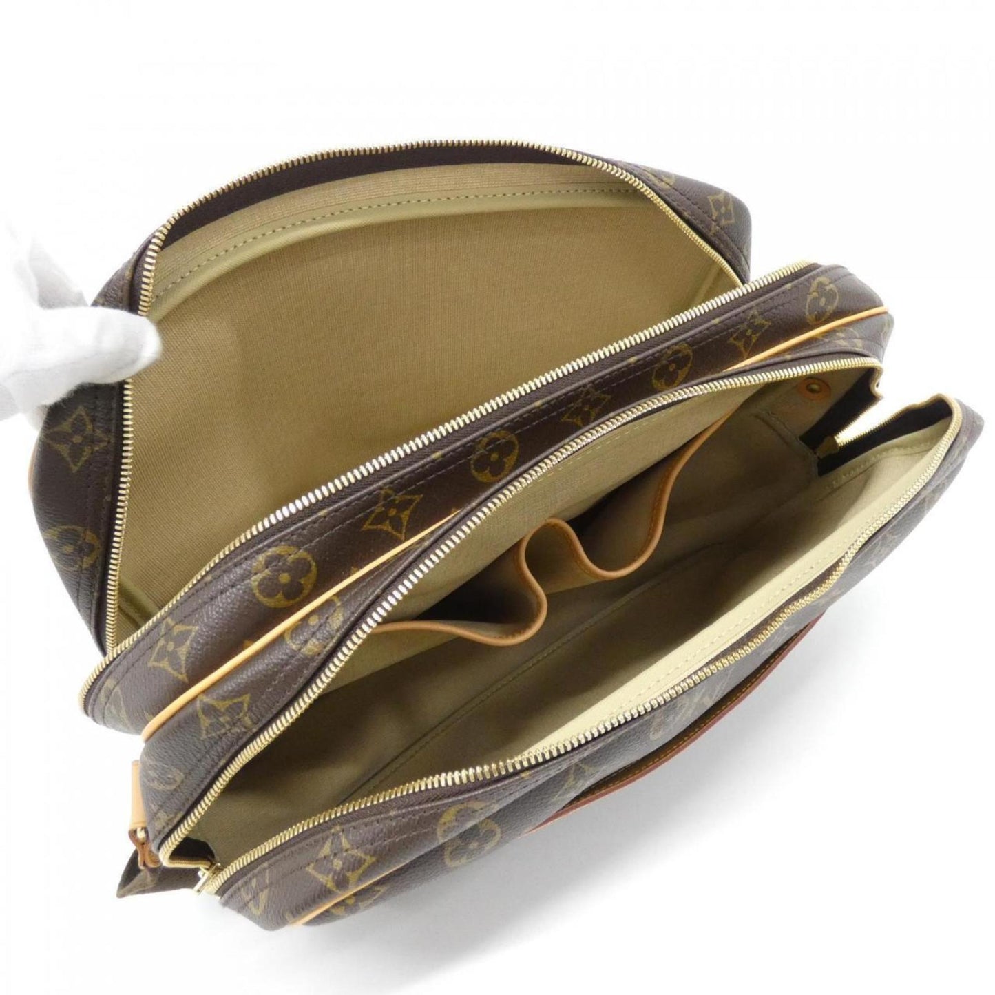 Louis Vuitton Coated Canvas Brown Shoulder Bags
