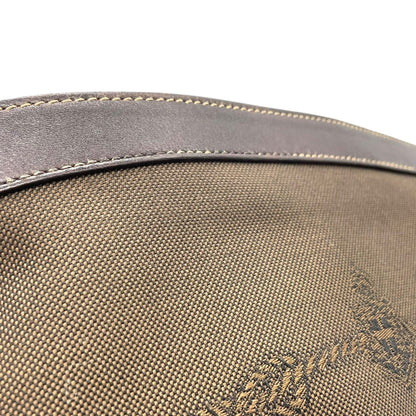 Prada Canvas Brown Shoulder Bags