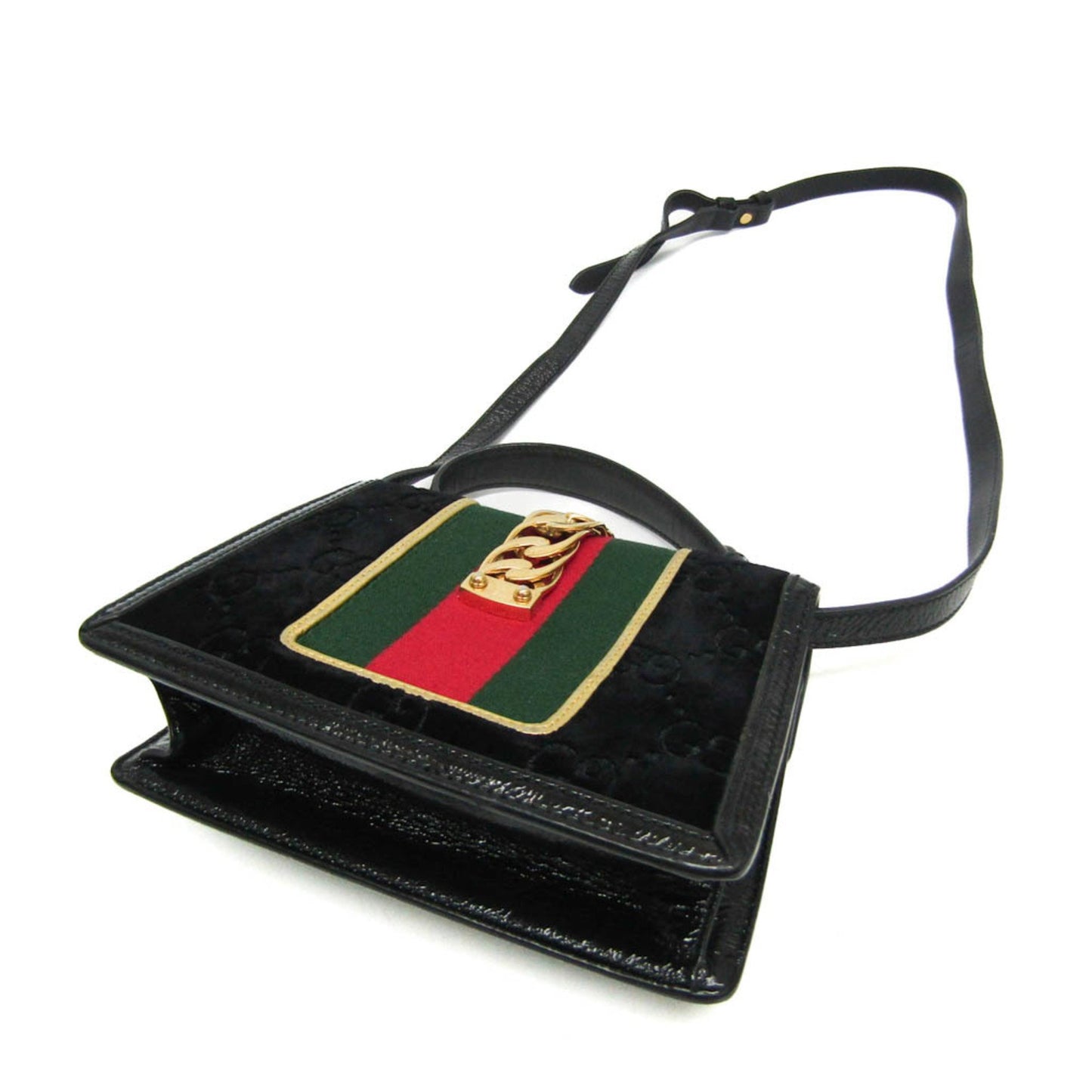 Gucci Velvet Black Handbags