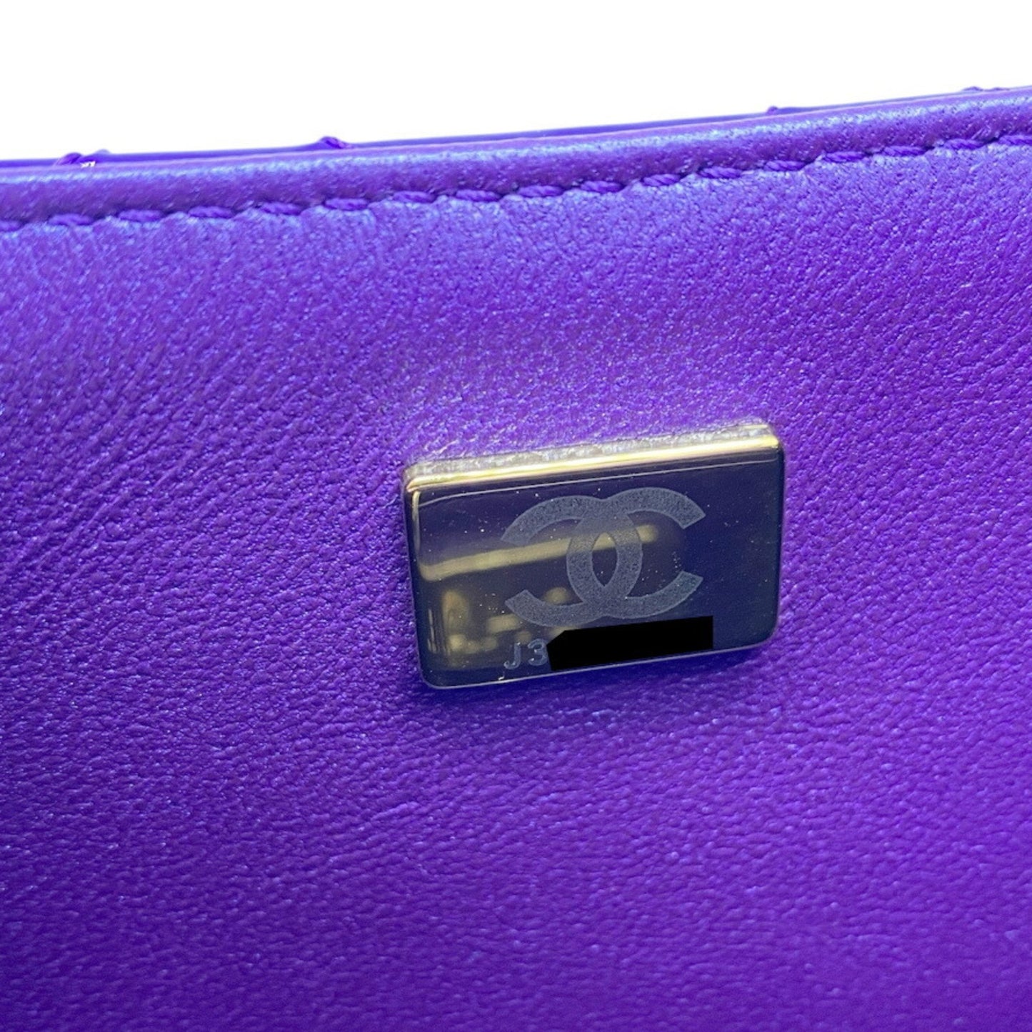 Chanel Patent Purple Shoulder Bags