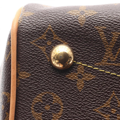 Louis Vuitton Coated Canvas Brown Handbags