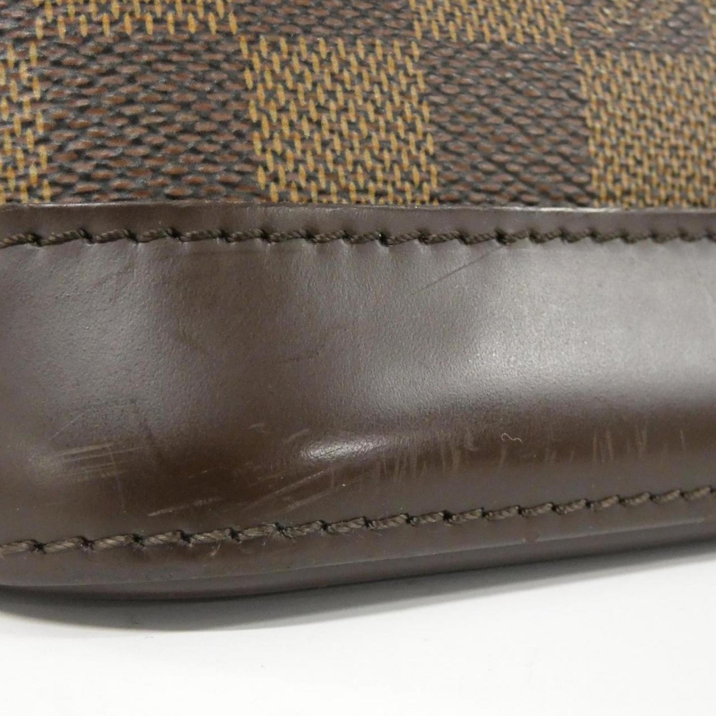 Louis Vuitton Coated Canvas Brown Handbags