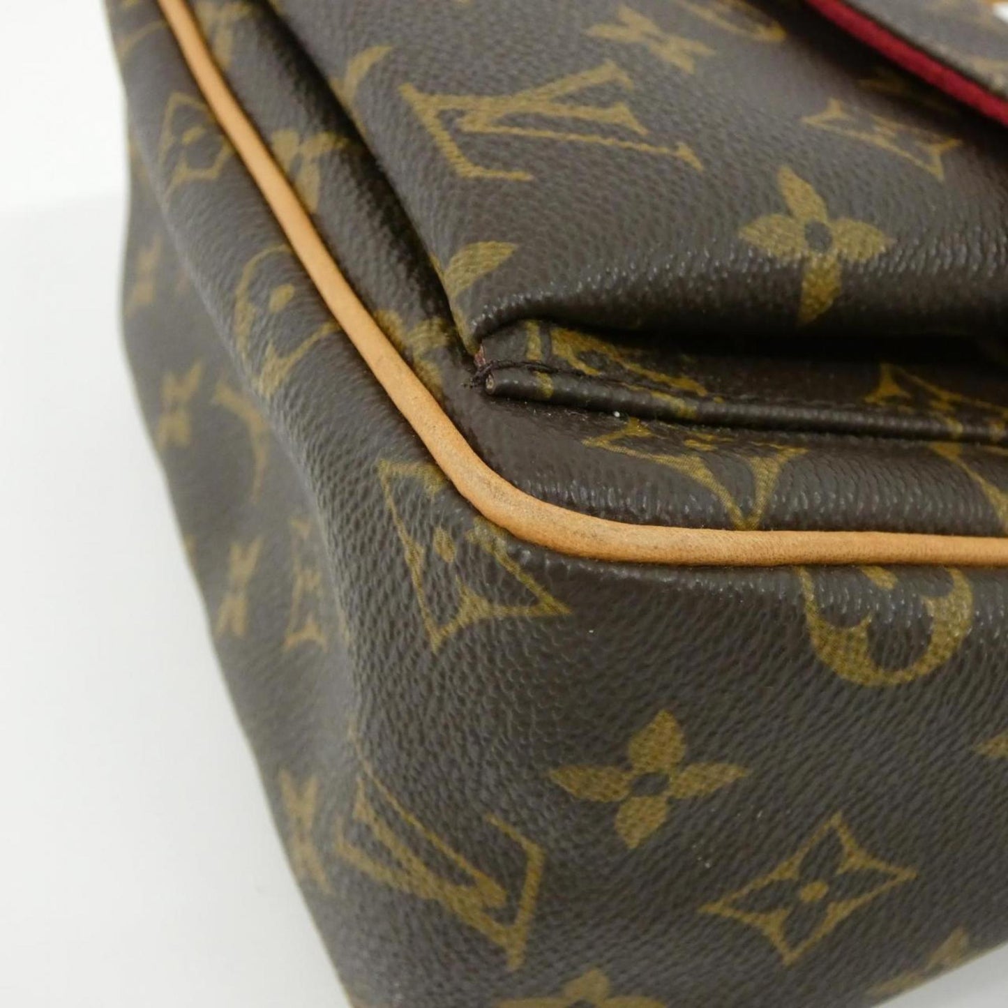 Louis Vuitton Coated Canvas Brown Shoulder Bags