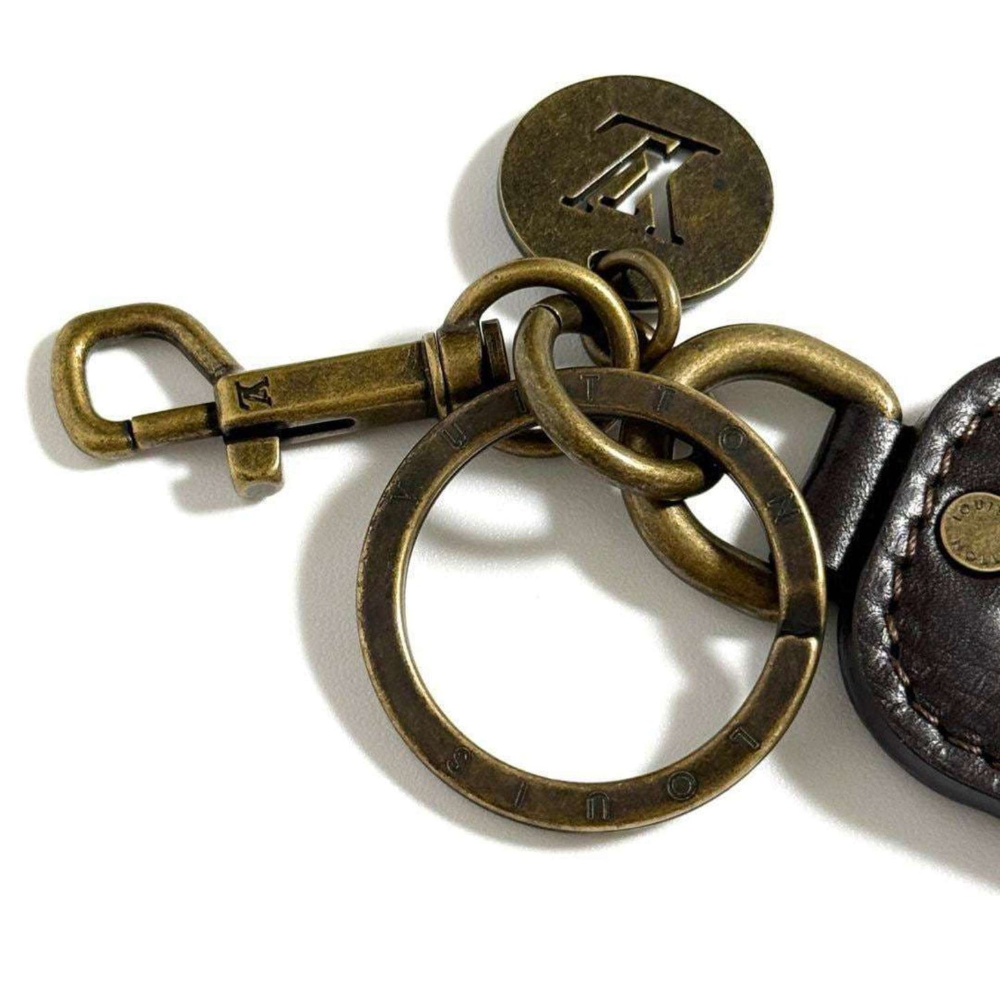 Louis Vuitton Other Metal Brown Key Rings