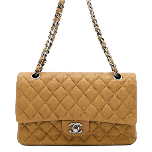 Chanel Calfskin Gold Shoulder Bags