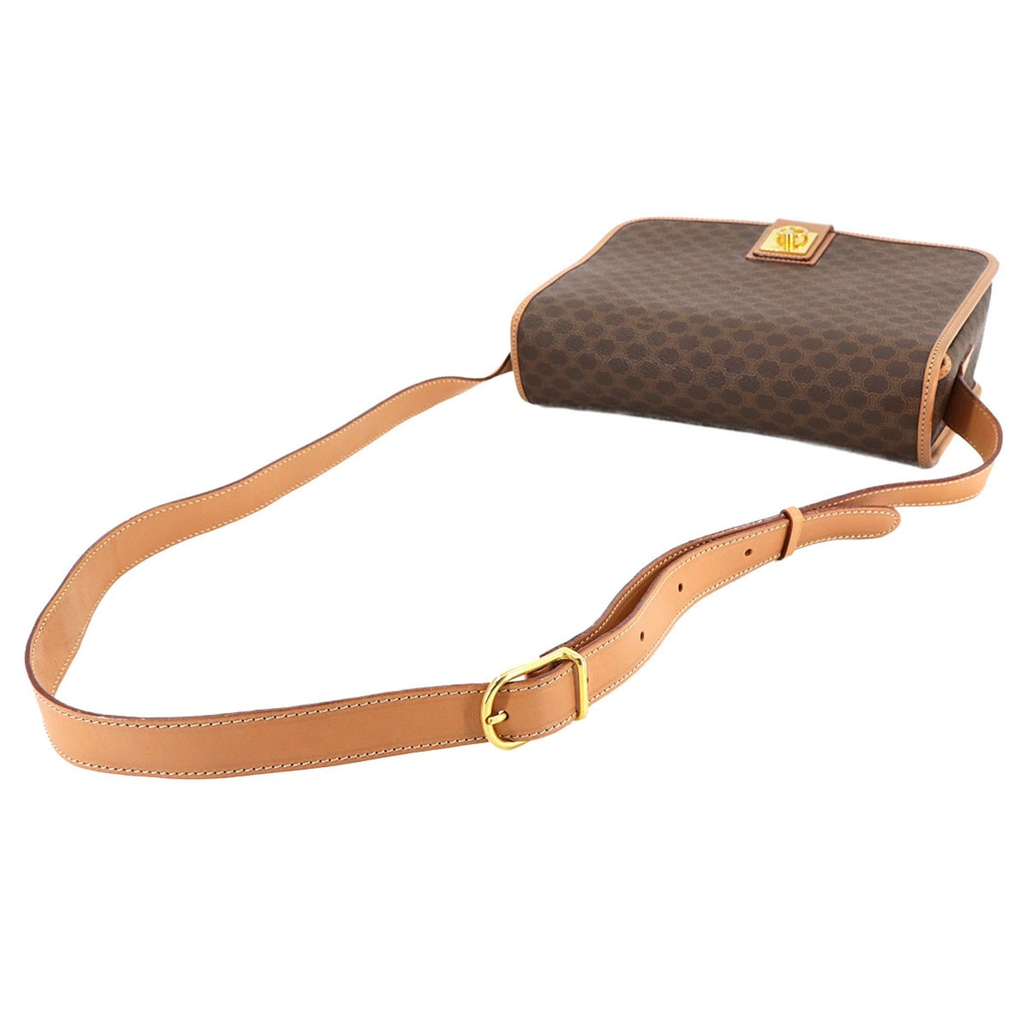 Celine Pvc Brown Shoulder Bags