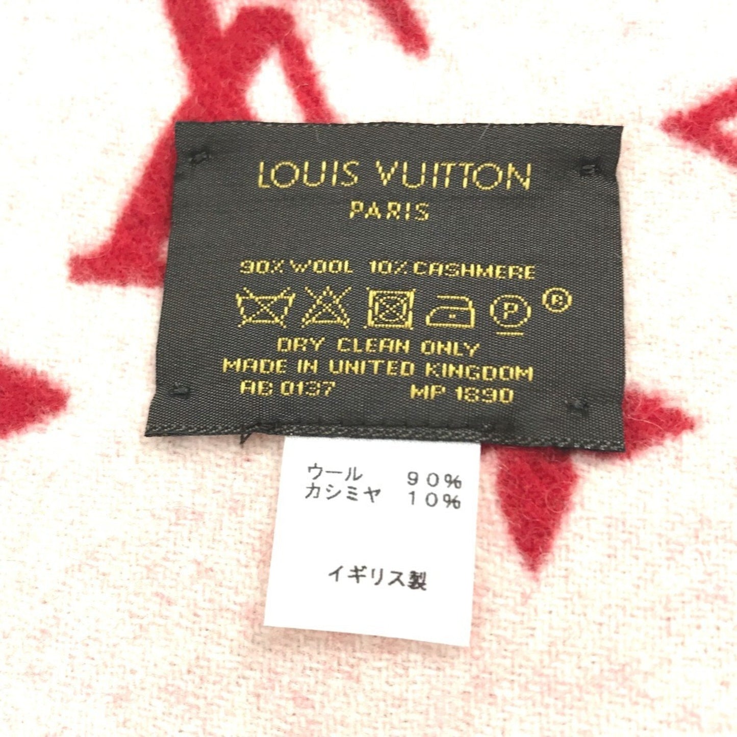 Louis Vuitton Wool Red Scarves