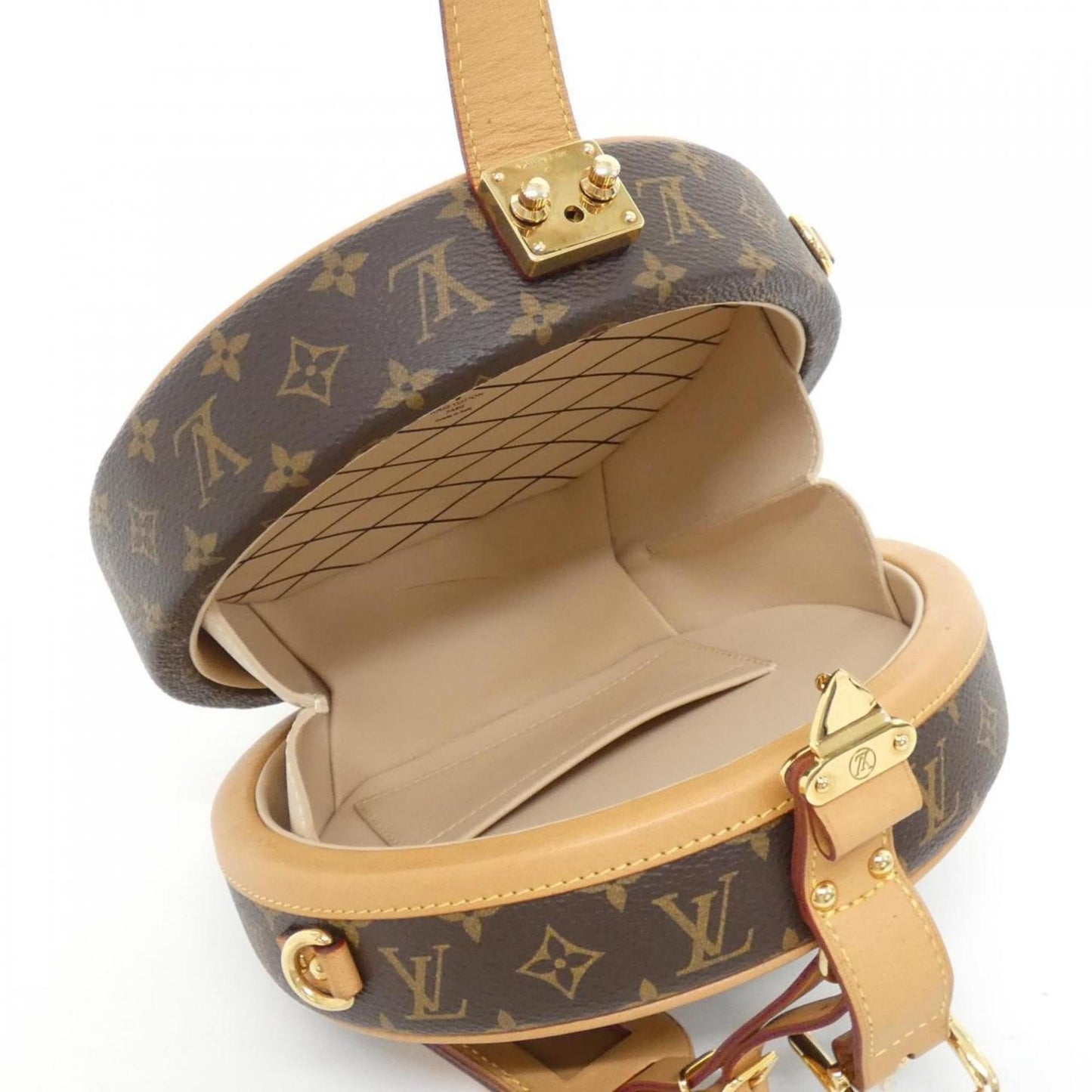 Louis Vuitton Coated Canvas Brown Handbags