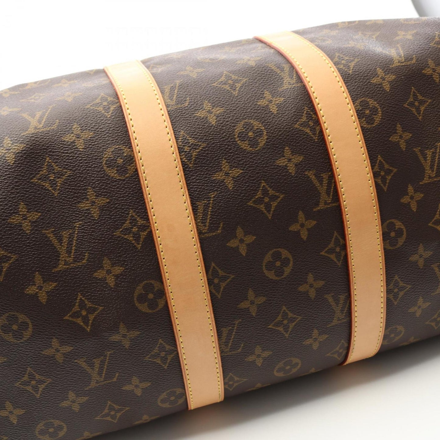 Louis Vuitton Coated Canvas Brown Travel Bags