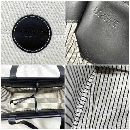 Loewe Canvas Black Tote Bags