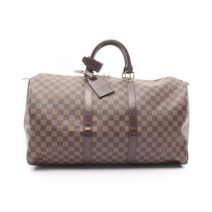 Louis Vuitton Coated Canvas Brown Travel Bags